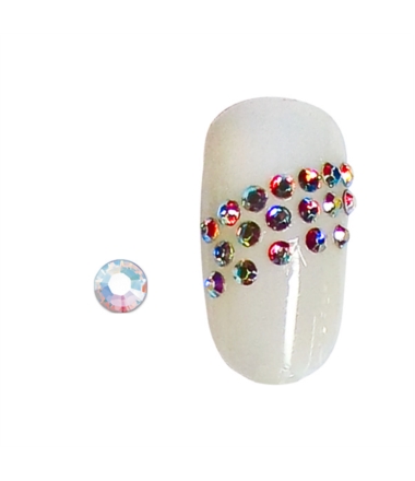 STRASS ONGLES AURORE BOREALE SS3 X100